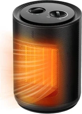 Space Heater, Portable Heaters for Indoor Use with Thermostat & Overheat Protect