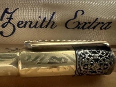  ZENITH Fountain Pen 14K GOLD Nib And Vintage 50s Mechanical Pencil