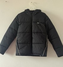 Image of Boss Hooded Puffer Jacket Black Colour Size Small Very Good Condition