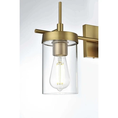 Living District LD7319W24SG Taryin Bathroom Vanity Light Satin Gold - Picture 4 of 8
