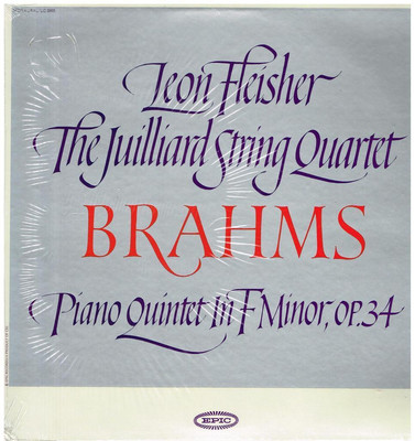 Brahms: Quintett OP 34 / Leon Fleisher, The Julliard String Quartet - LP
