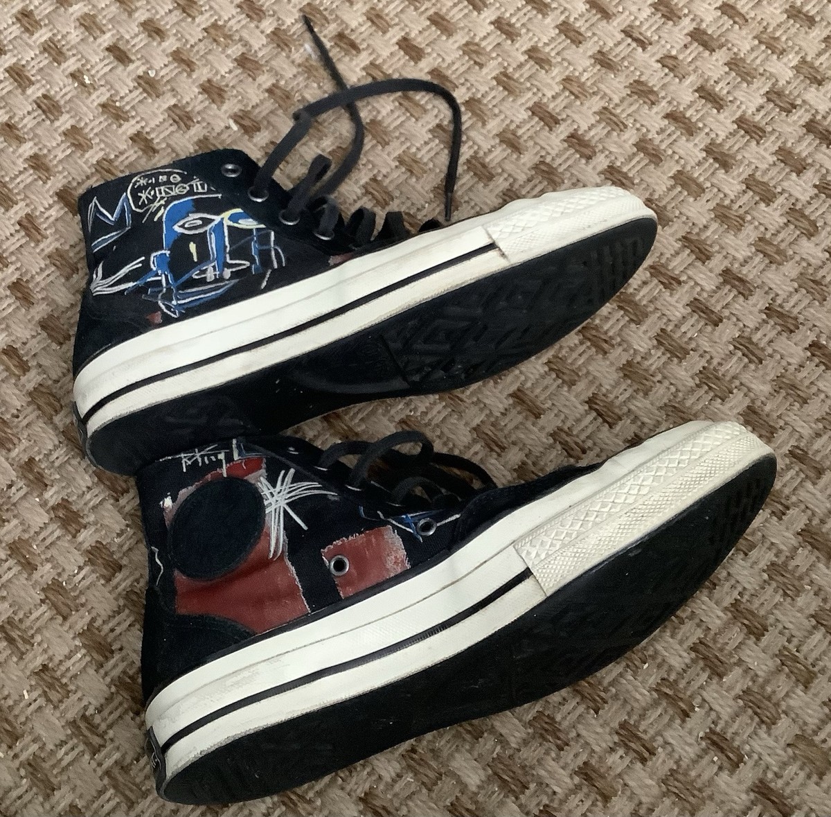 Converse X Jean Michel Basquiat Chuck Taylor 80 Hi Size UK