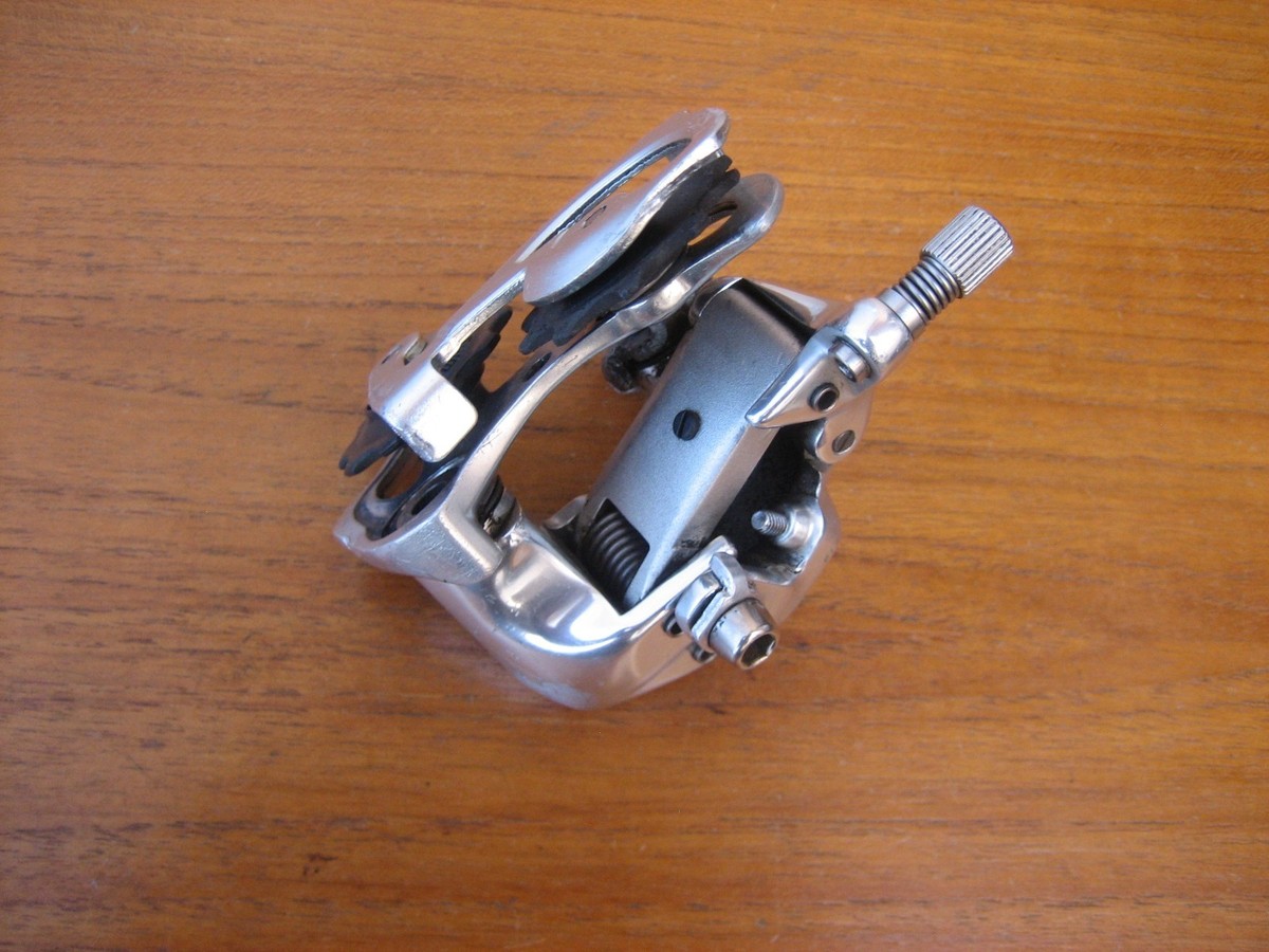 Cage Courte Dérailleur Arrière Campagnolo Record Titanium 9 Vitesses - Neuf D'origine, Italie, Aluminium