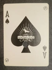 Ace of Spades - Northern Lights Casino - Single Swap Playing Card - Tech Art II