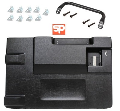 Refresh Kit BLACK Rear Door Card Interior Trim Panel & Handle for Defender 02-16