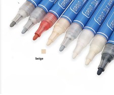 Grout Pen Renews & Refreshes Tiles, Anti-Mold, White, Black, Dark Grey /Beige UK