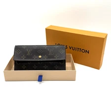 Louis Vuitton Monogram Long Wallet Porte Tresor International Authentic