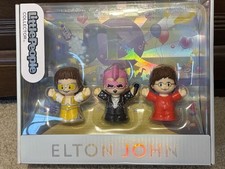 Elton John Little People Collector Set - 3 Figure Pack - Mattel NIB