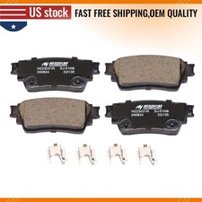 Rear Ceramic Brake Pads w/Hardware for Mitsubishi Outlander Phev Eclipse Cross-