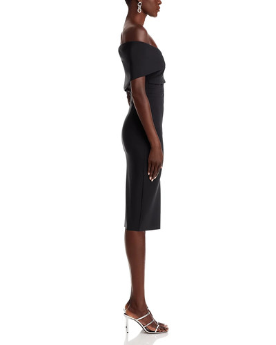 NWT Chiara Boni Benje Sheath Dress 14U.S./50IT Black MSRP$750 - Picture 5 of 11