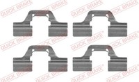 ZubehöRsatz Scheibenbremsbelag Quick Brake 109-1749 FüR Renault Modus Megane 1 3