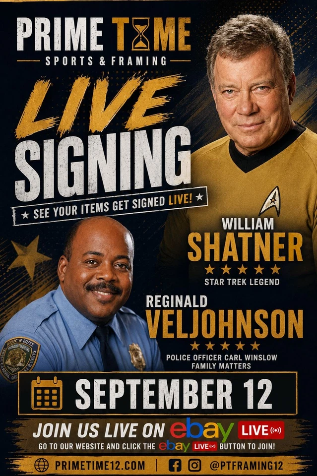 Live with WILLIAM SHATNER & REGINALD VALJOHNSON