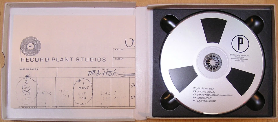 Tom Petty Playback Promo Box Set Sampler In Custom Ampex Tape Box Nice Package - Image 3 of 4