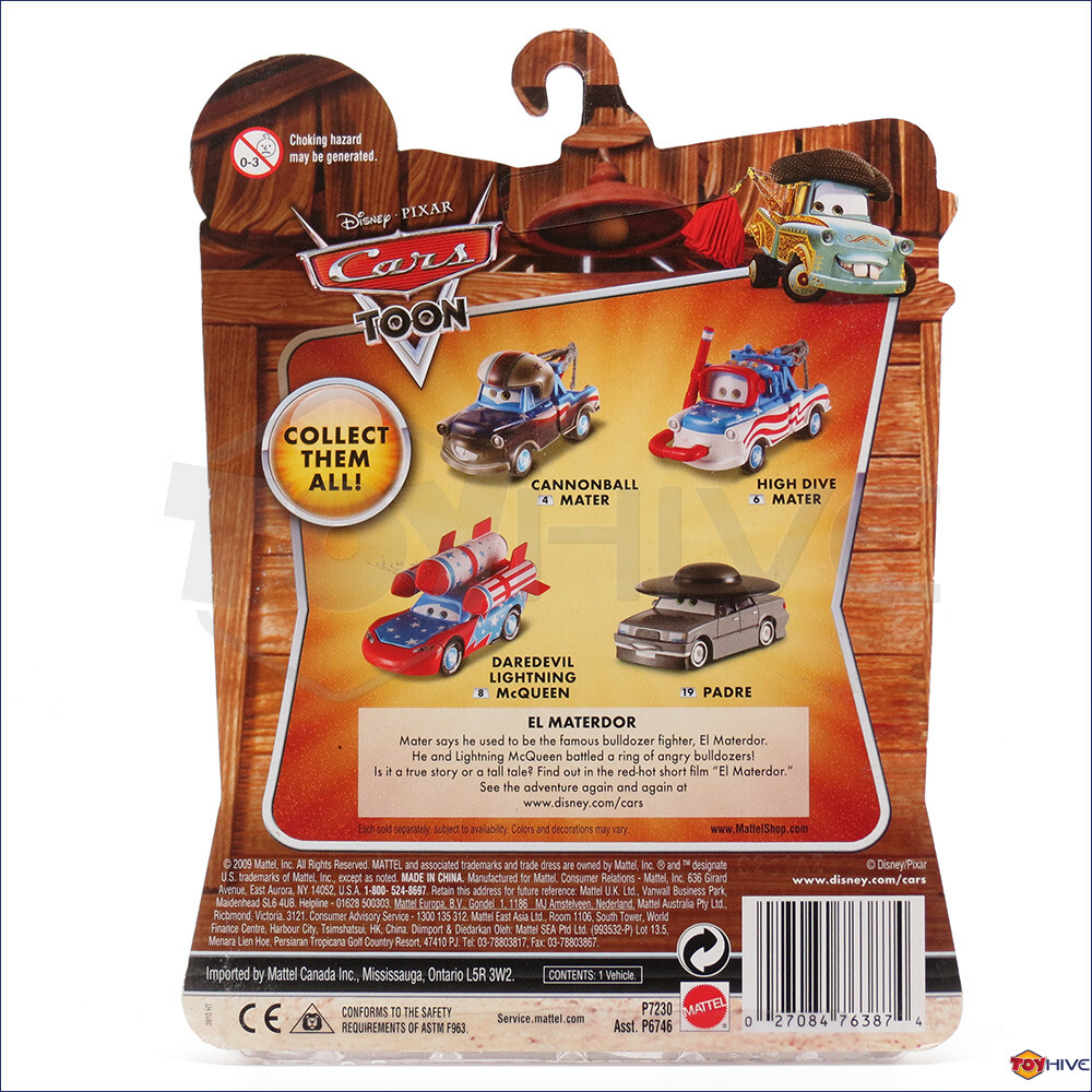 Disney Pixar Cars Toons El Padre deluxe from El Materdor short #19