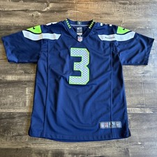 Nike NFL On-Field Seattle Seahawks Russell Wilson Jersey Home Youth Large 14/16