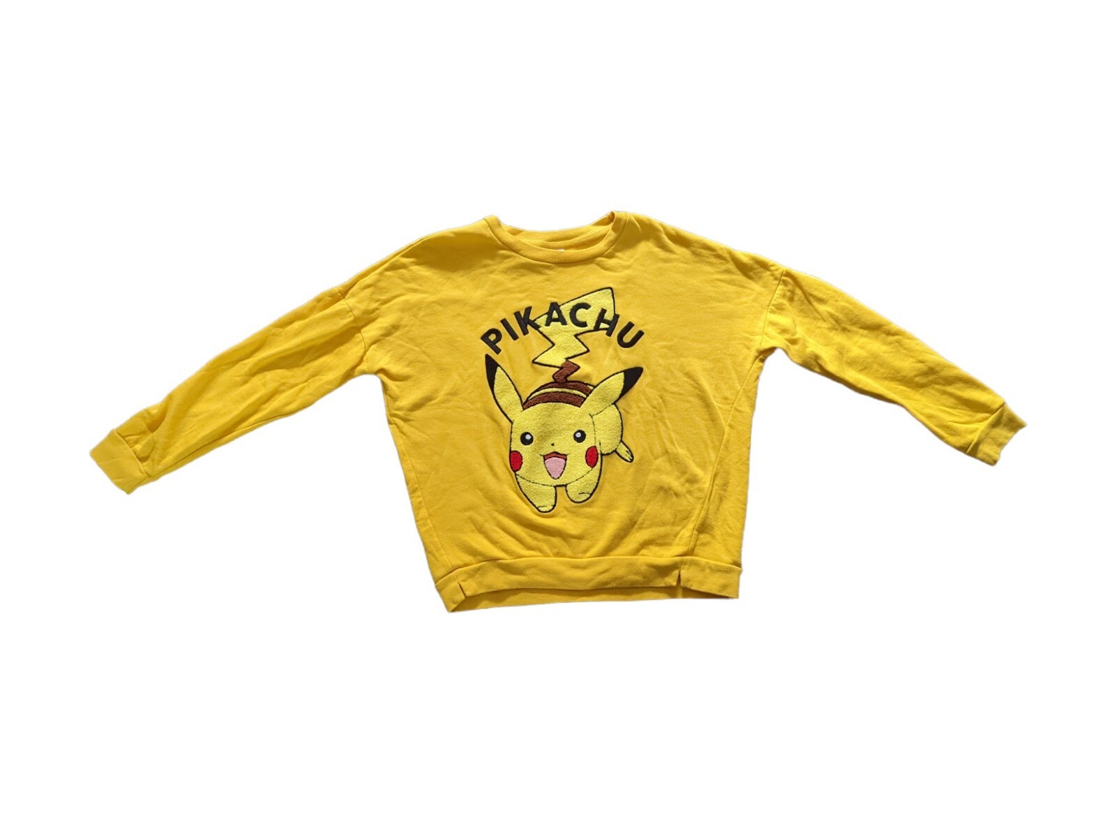 Pokemon Pikachu Embroidered Yellow 