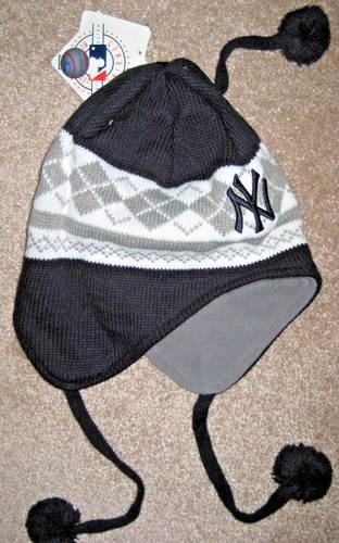 Se adapta a todos. Sombrero. Yankees, Nueva York. Ropa de equipo de béisbol MLB 100 % acrílico. - Imagen 3 de 4