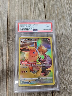 PSA 9 2022 Pokemon SWSH FA/Flareon Brilliant Stars | eBay