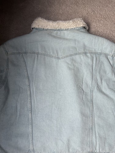 Wrangler Womens Girlfriend Sherpa Jacket Sunrise - Picture 5 of 7