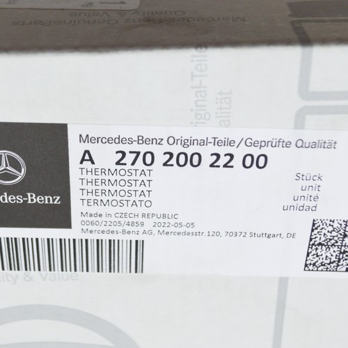 NEW MERCEDES-BENZ GLA X156 THERMOSTAT A2702002200 ORIGINAL - Picture 9 of 10