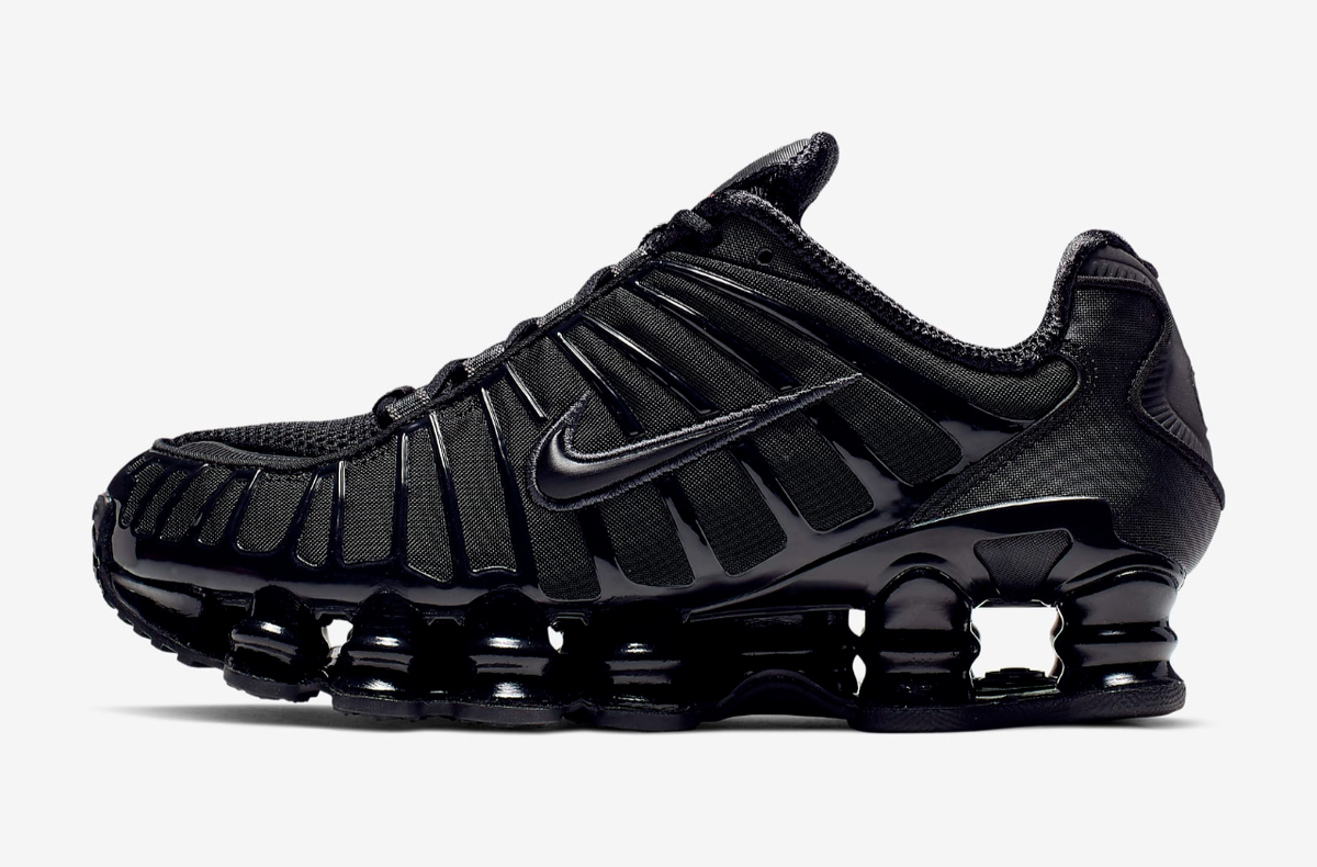 ★人気★ NIKE Shox TL Black Red nike-shox-tl-black-university-