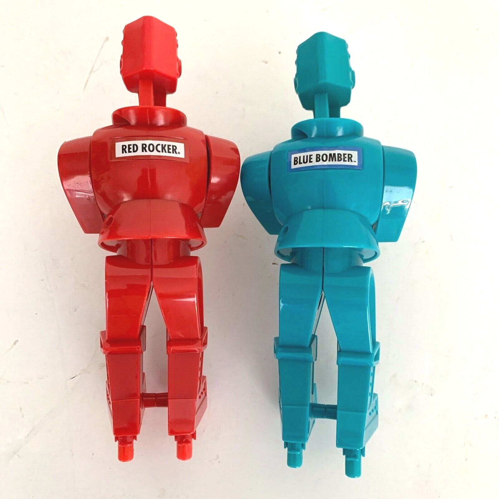 Rockem Sockem Robots Replacement Figure Robots Red Rocker and Blue Bomber