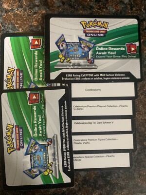 POKEMON TCG ONLINE CODE CARDS - Unused -  Pick Your Set!