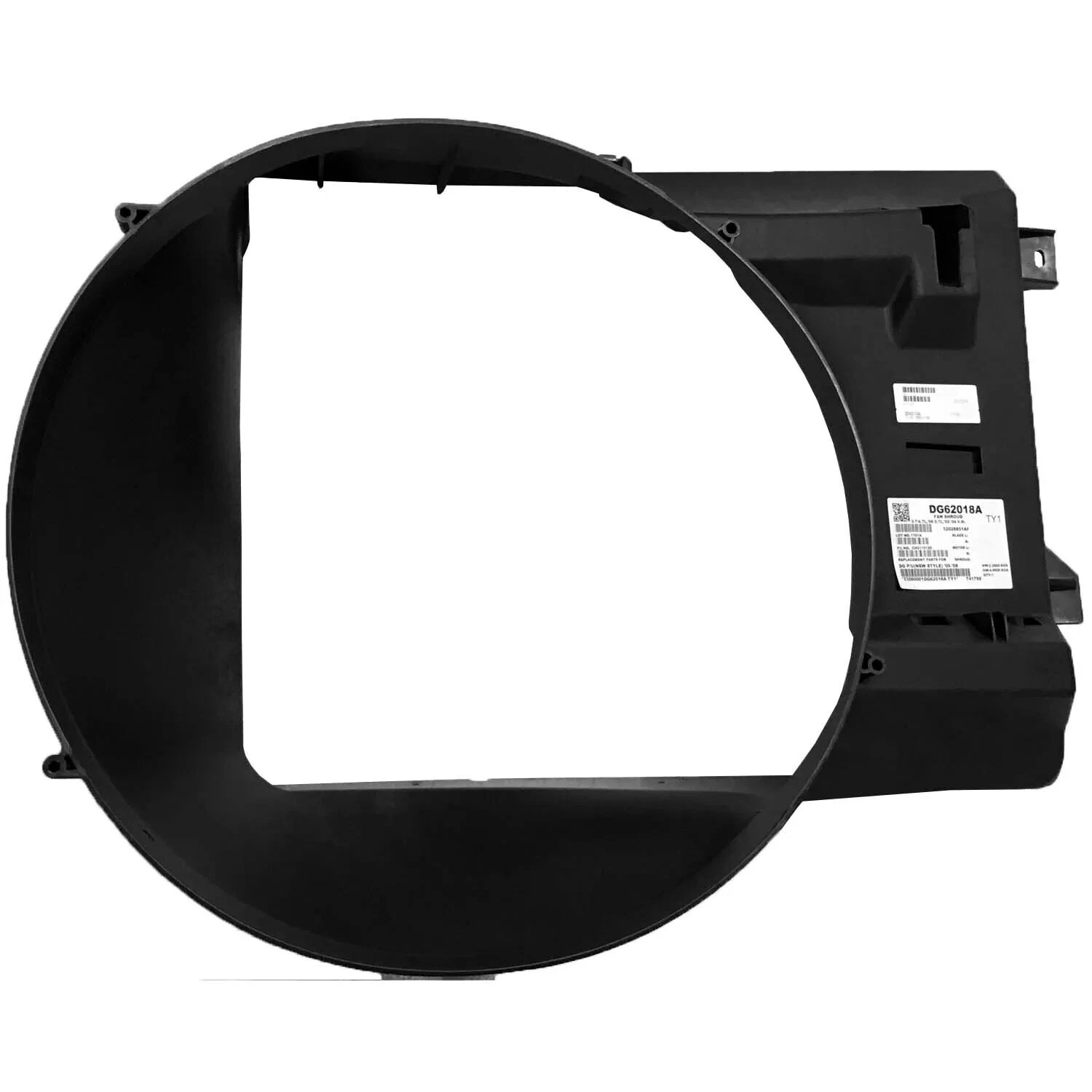 New Front Engine Cooling Fan Shroud Fits For 2005-2008 RAM 1500 Plastic Black - Picture 1 of 2
