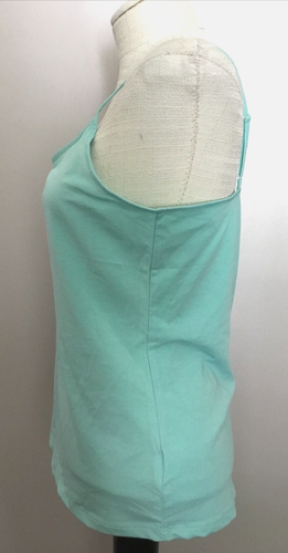 TIME AND TRU CLASSIC MINT ADJUSTABLE STRAPS STRETCH KNIT CAMI/TANK Sz XS - Picture 3 of 9