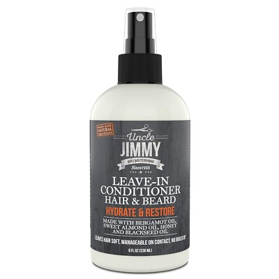 Uncle Jimmy hair & Beard Leave in Conditioner - 8oz