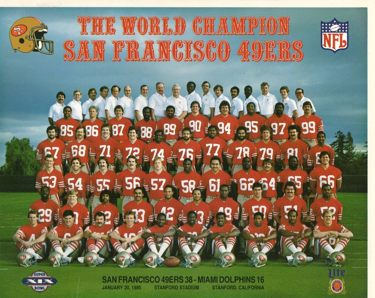Super Bowl XIX 85 San Francisco 49ers NFC Champion updated