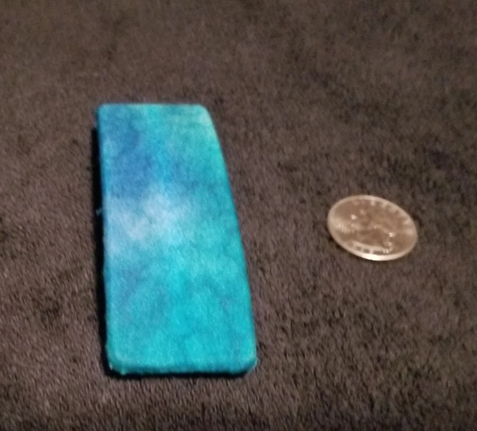 Corredor de tela verde azulado vintage para mujer o niña pinza para el cabello accesorio Foto 4 de 4