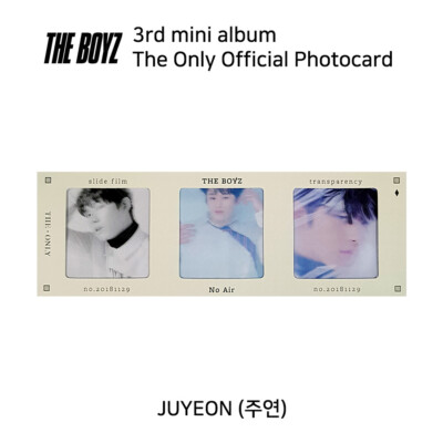 theboyz ドボイズ　ヒョンジェ　noair トレカ　フィルム THE BOYZ 3rd mini album The Only Official Film Frame No Air
