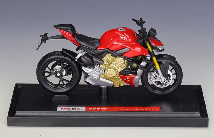 Maisto 1:18 Ducati Super Naked V4 S MOTORCYCLE BIKE DIECAST MODEL NEW IN BOX - Image 4 of 4