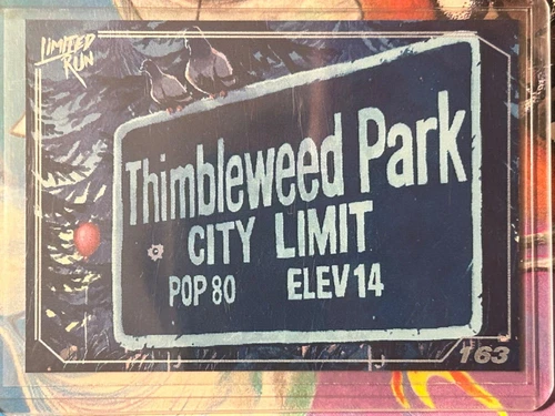 Thimbleweed Park - Giochi a esecuzione limitata - Carta collezionabile argento SP #163 - Come nuova