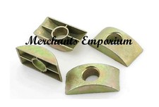 4pcs M8 Carbon Steel Furniture Washer Fittings Semi-circular Half Moon Nuts