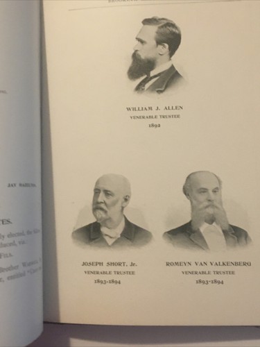 Historical Report Brooklyn Masonic Veterans 1894 signed NY freemasonry "AS-IS" - Picture 20 of 24
