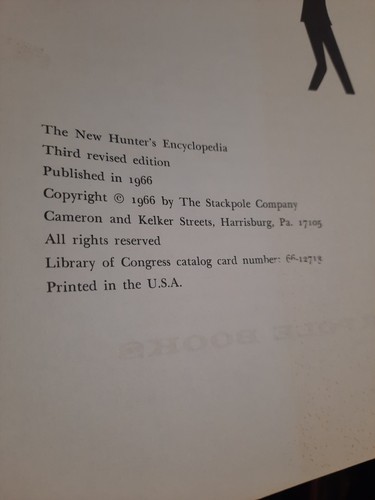 The New Hunters Encyclopedia editor Raymond R. Camp, 1966, 3rd Edition - Imagen 3 de 14