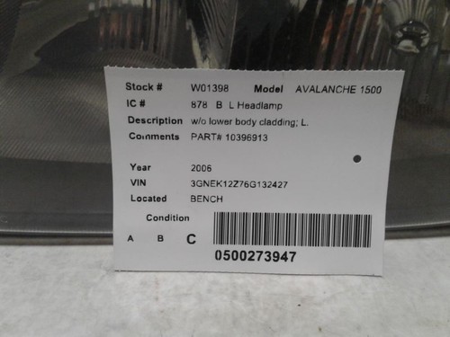 Driver Headlight Classic Style Fits 05-07 SILVERADO 1500 PICKUP 1067036 - Imagen 4 de 12