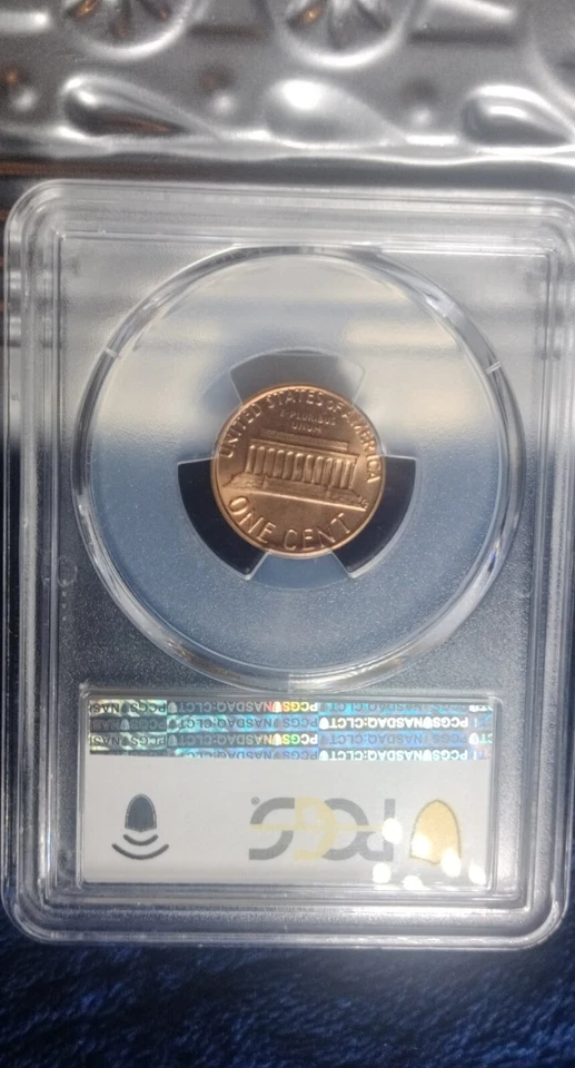 1982 D 1c Lincoln Memorial Cent One Penny PCGS MS 64 RD Bronze - Image 2 of 4