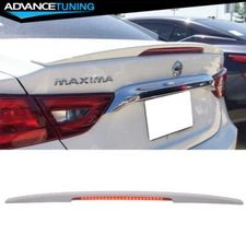 Fits 16-23 Nissan Maxima Premium OE Style Trunk Spoiler With LED Brake Light ABS