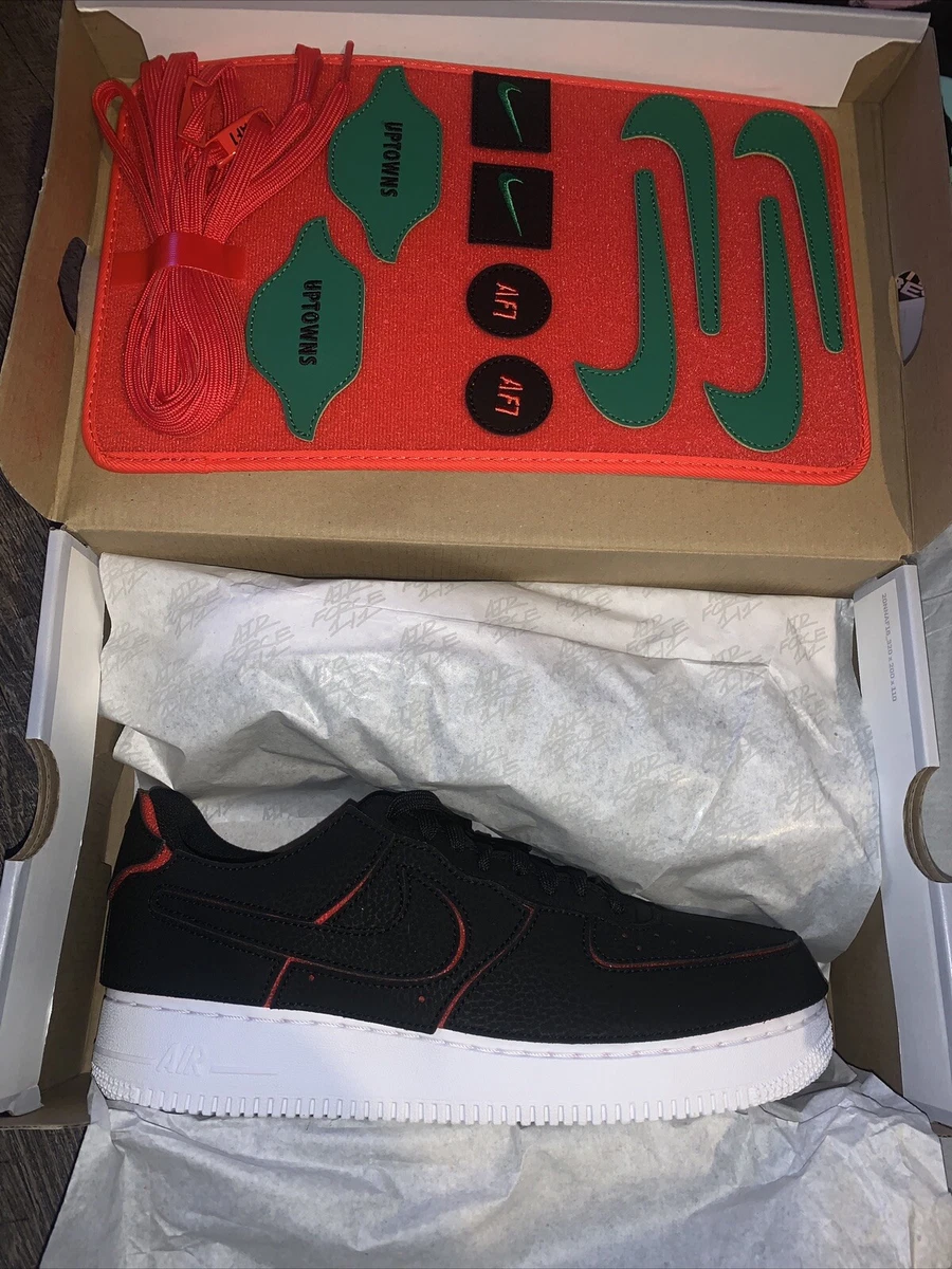 Nike AF1 1 Air Force 1 Custom Uptown With Removable Patches Black