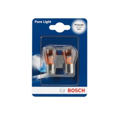 Glühlampe Sekundär BOSCH PY21W Pure Light 12V/21W, 2 Stück [F]