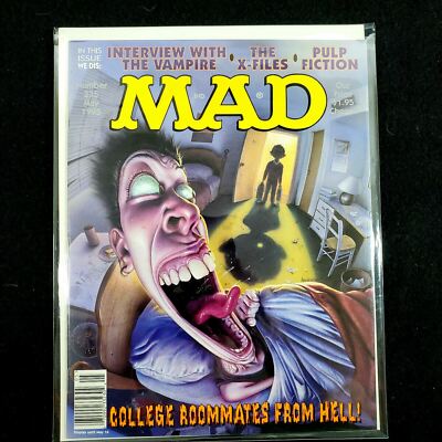 MAD MAGAZINE - Issue # 335 May 1995 - X Files - Roommates from Hell in Sleeve