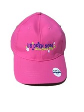 2014 US Open Tennis Hat Cap Pink Adjustable Strap Back USTA Woman&rsquo;s Child Mesh