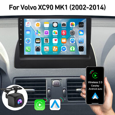 Android 14 For Volvo XC90 2004-2014 Car Stereo Radio GPS WIFI Navi Carplay w/CAM