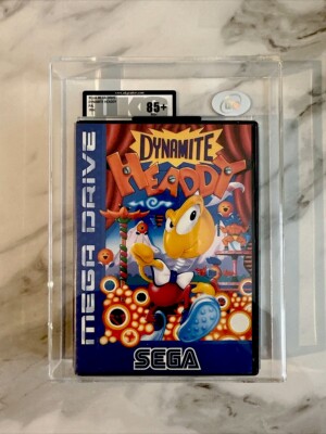 DYNAMITE HEADDY UKG 85+ NM+ SEALED SEGA MEGADRIVE 1994 VGA WATA GENESIS