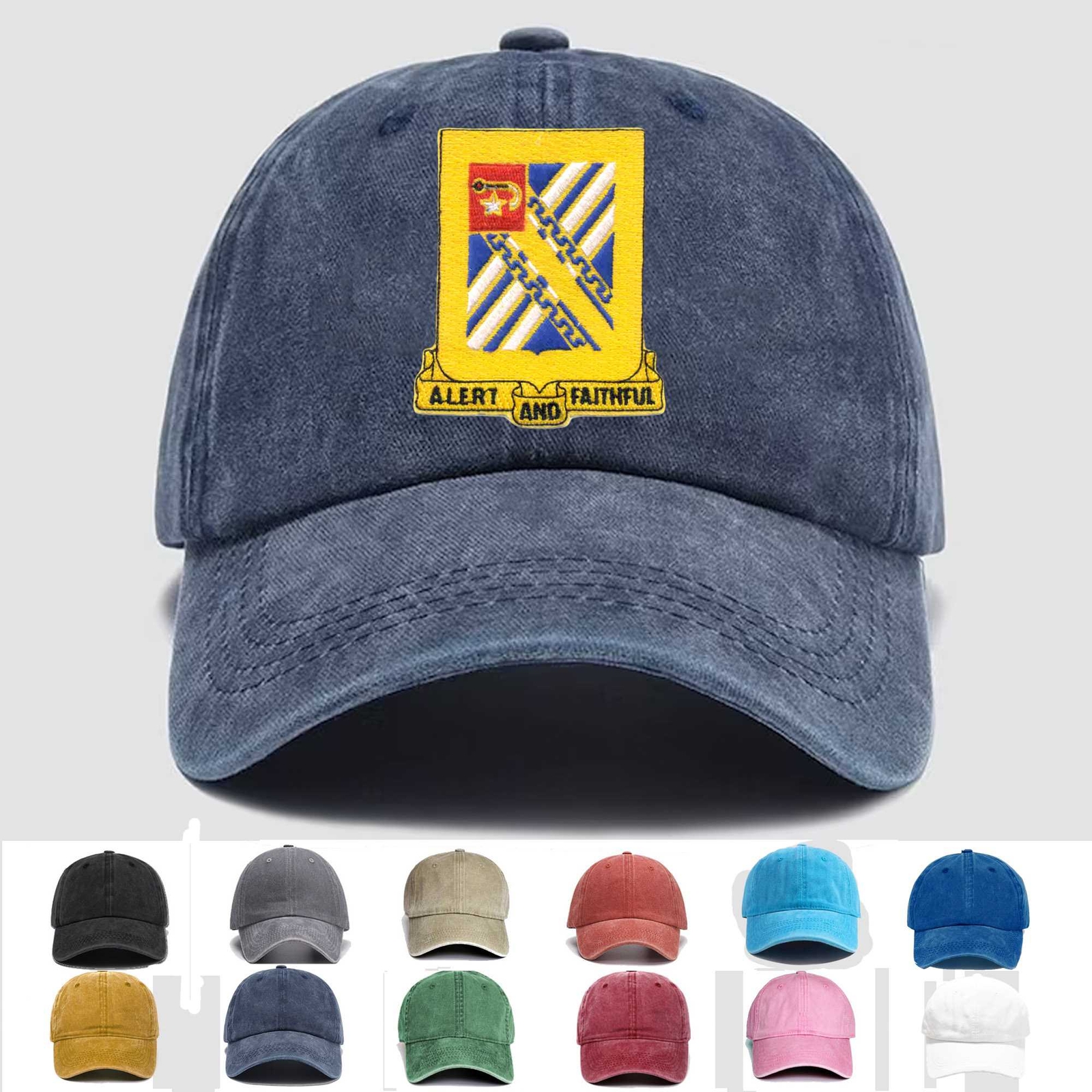 Custom Embroidered Hat 544th Field Artillery Battalion, Veteran Cap, Trucker Hat