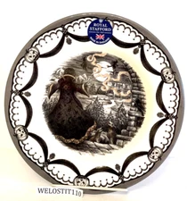 x2 Royal Stafford HALLOWEEN SORCERER WITCH CASTING A SPELL DINNER PLATES. X2