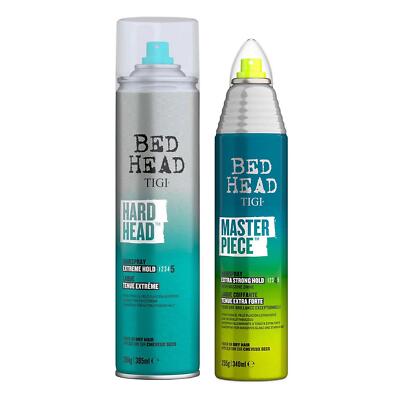 Bed Head von TIGI Hard Head Haarspray oder Masterpiece Shiny Haarspray, 1er Pack